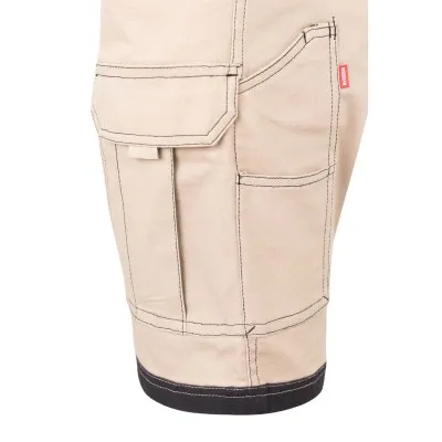 Pantaloni scurți din material stretch, cu buzunare pentru toc / Velilla / Pantaloni scurți de lucru