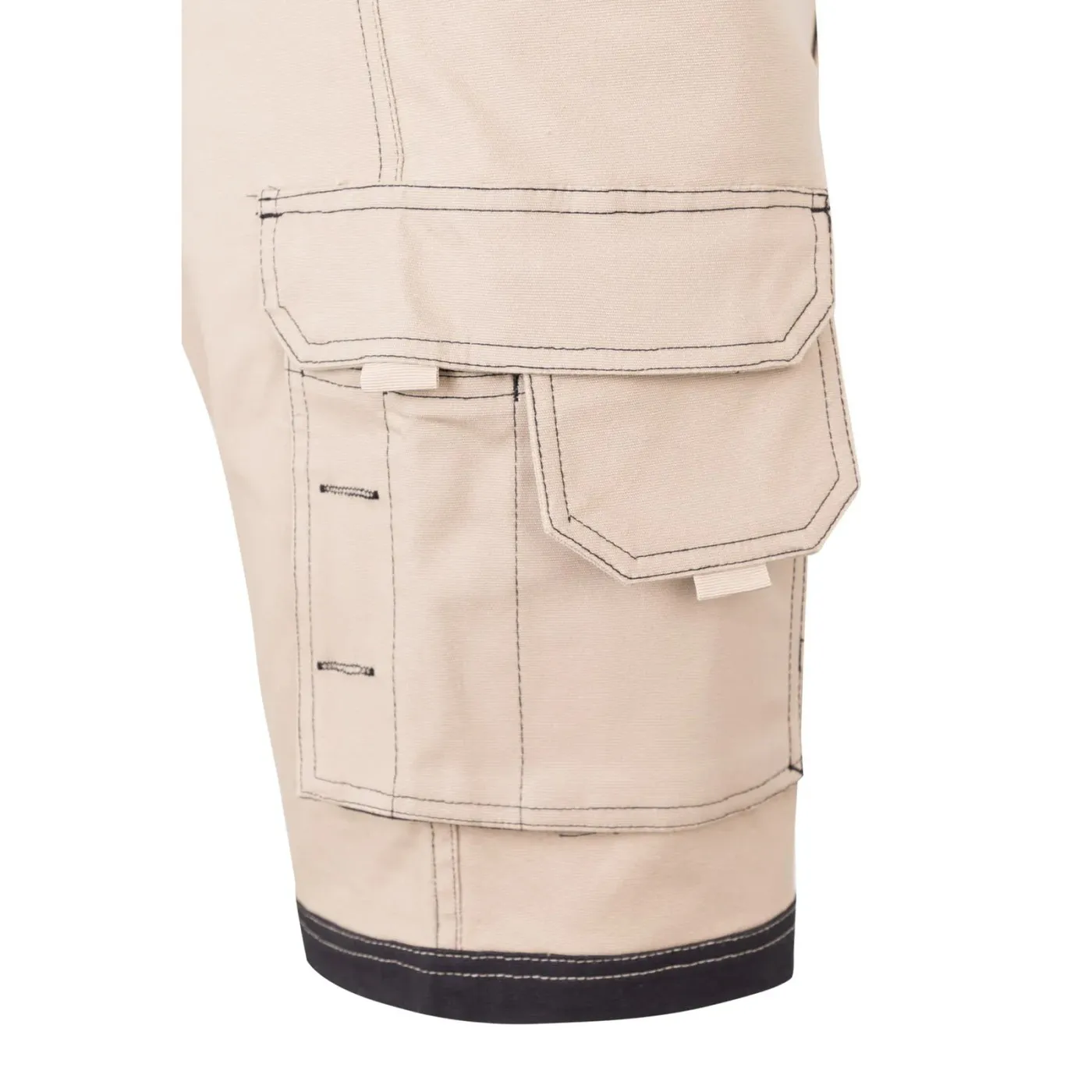 Pantaloni scurți din material stretch, cu buzunare pentru toc / Velilla / Pantaloni scurți de lucru