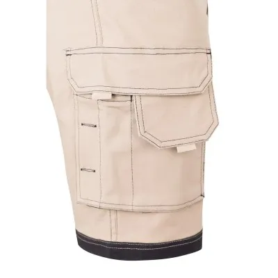 Pantaloni scurți din material stretch, cu buzunare pentru toc / Velilla / Pantaloni scurți de lucru