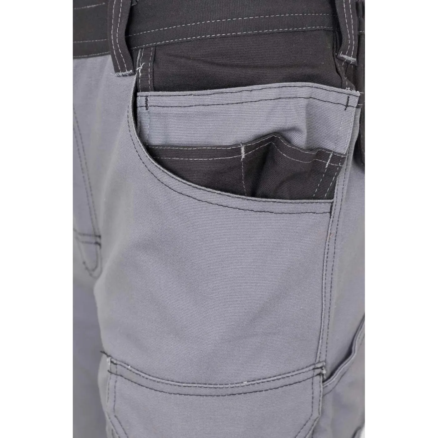 Pantaloni scurți din material stretch, cu buzunare pentru toc / Velilla / Pantaloni scurți de lucru