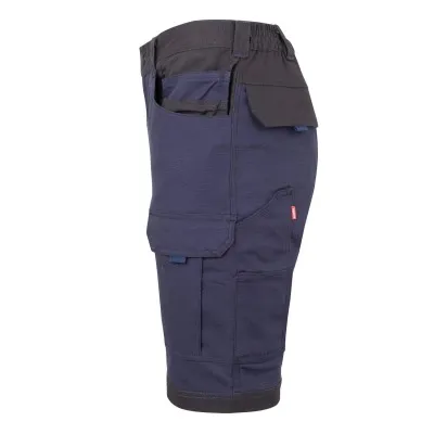 Pantaloni scurți din material stretch, cu buzunare pentru toc / Velilla / Pantaloni scurți de lucru