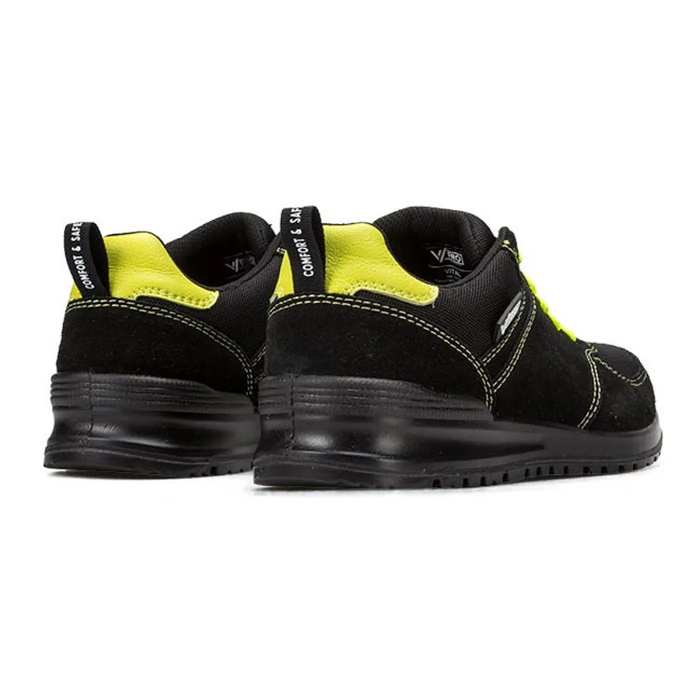 Adidași de protecție VITAL YELLOW S1P ESD SRC / V-PRO / Încălțăminte sport de protecție, casual și timp liber