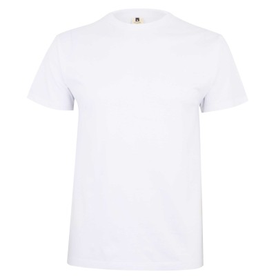 Tricou PALM cu mânecă scurtă, unisex, simplu, alb / Mukua / Tricouri, bluze, cămăși