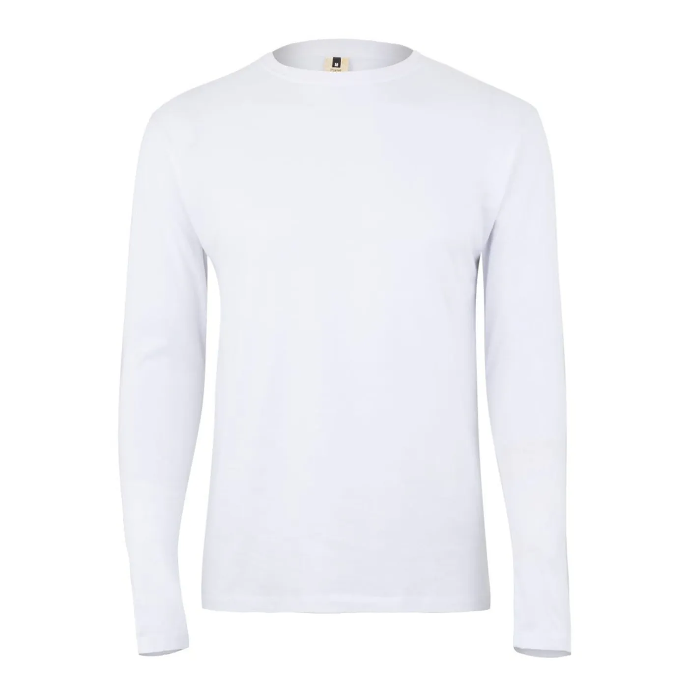 Tricou PARADISE cu mânecă lungă, unisex, simplu, alb / Mukua / Tricouri, bluze, cămăși
