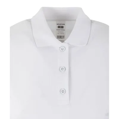 Tricou polo MACKAY WOMAN pentru femeiă, simplu, alb / Mukua / Tricouri, bluze, cămăși