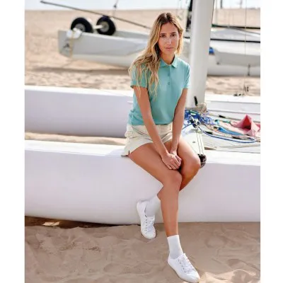 Tricou polo MACKAY WOMAN cu mânecă scurtă, pentru femei, simplu, diverse culori / Mukua / Tricouri, bluze, cămăși
