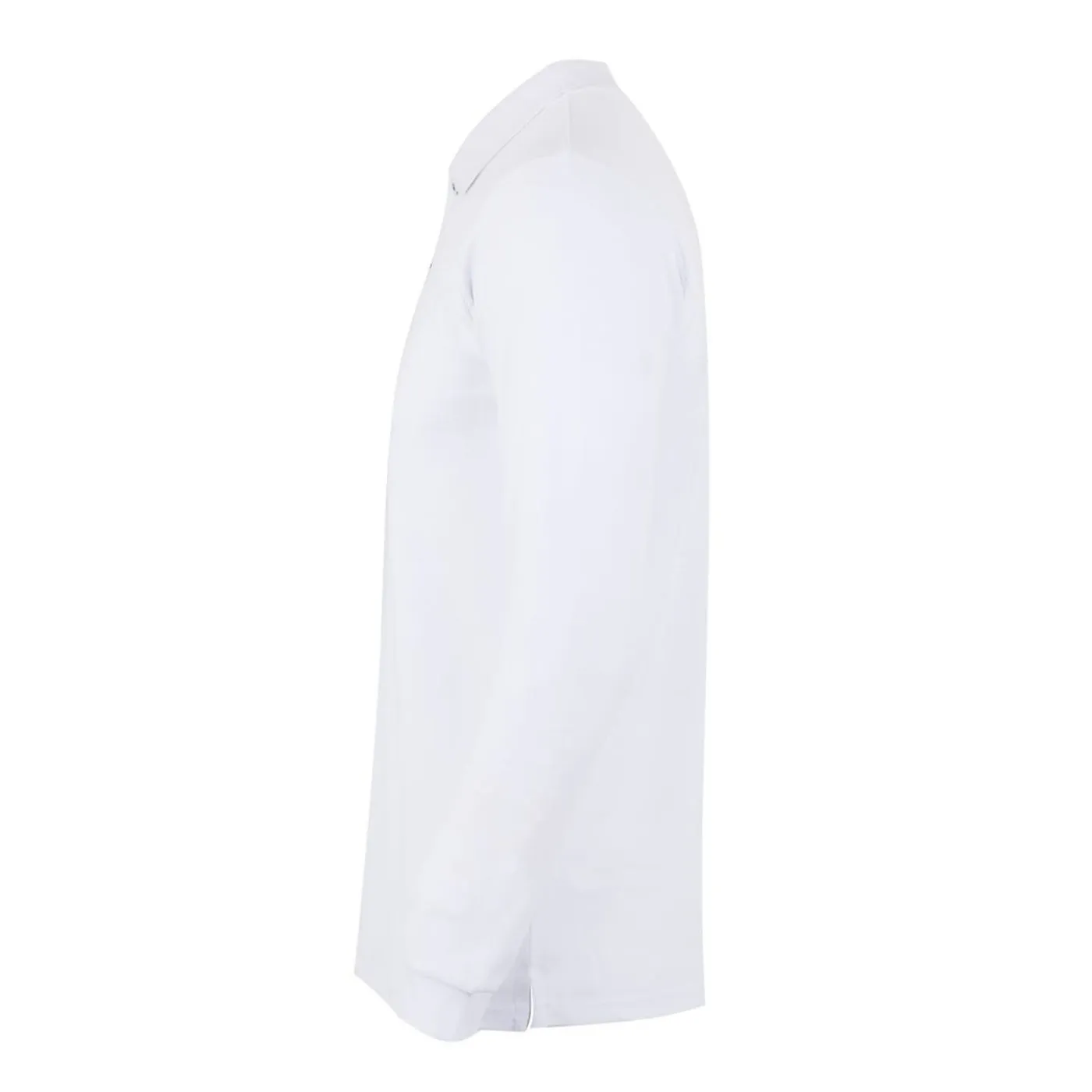 Tricou polo HOBART cu mânecă lungă, unisex, simplu, alb / Mukua / Tricouri, bluze, cămăși