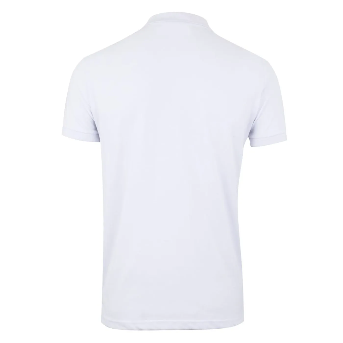 Tricou polo GIBSON cu mânecă scurtă, unisex, simplu, alb / Mukua / Tricouri, bluze, cămăși