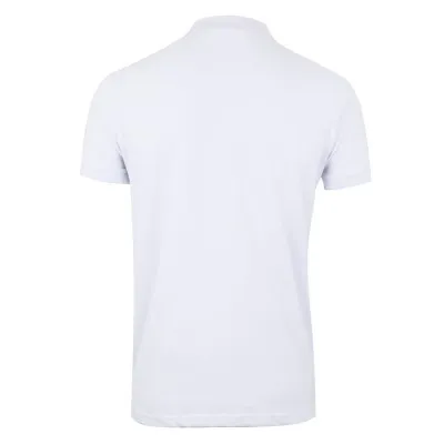 Tricou polo GIBSON cu mânecă scurtă, unisex, simplu, alb / Mukua / Tricouri, bluze, cămăși