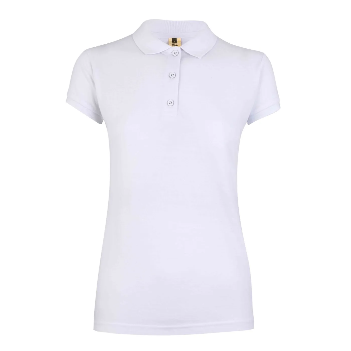 Tricou polo NOBBY cu mânecă scurtă, pentru femei, simplu, alb / Mukua / Tricouri, bluze, cămăși