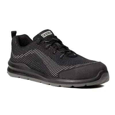 Pantofi sport de protecție MILERITE negru-gri S1P SRC / Coverguard / Încălțăminte sport de protecție, casual și timp liber