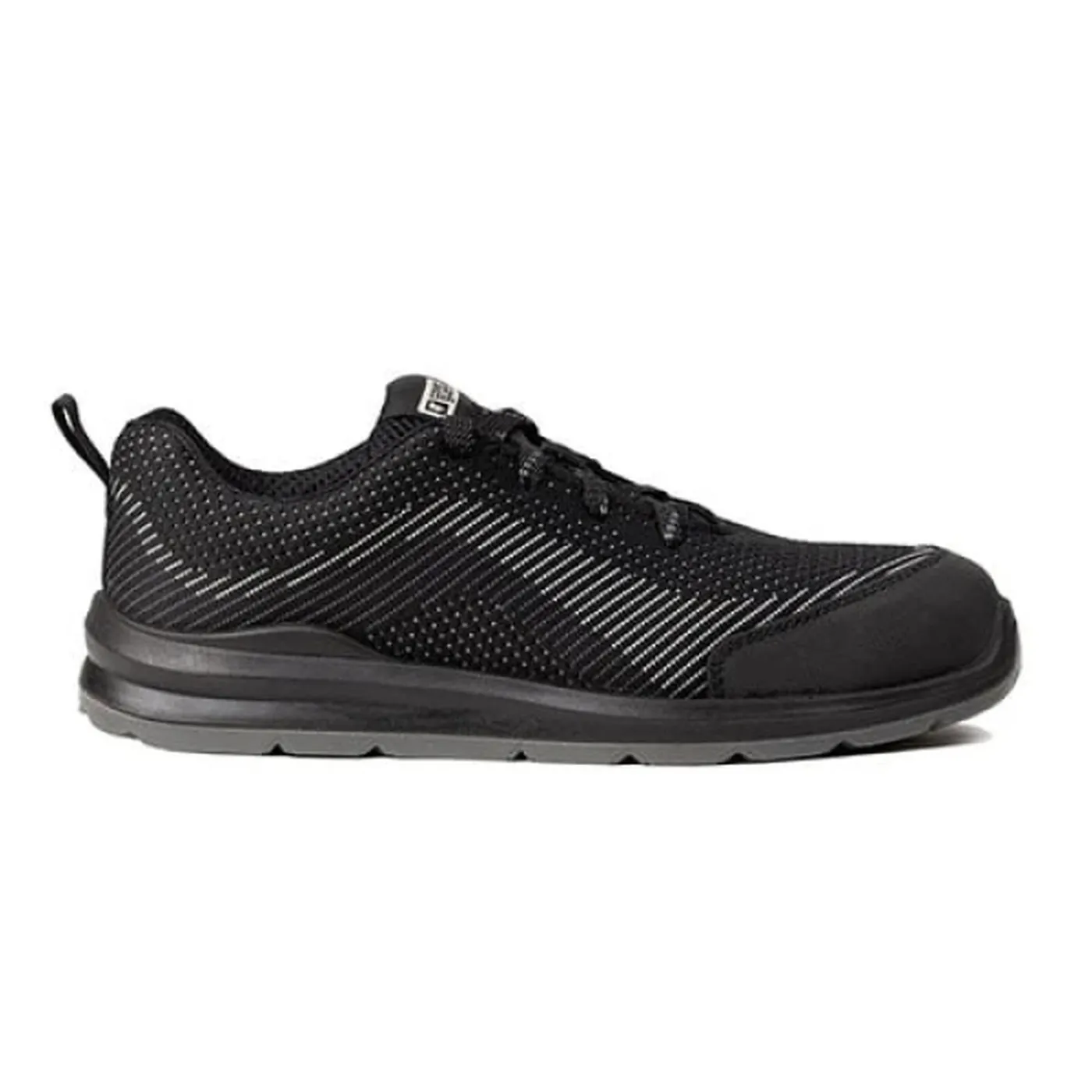 Pantofi sport de protecție MILERITE negru-gri S1P SRC / Coverguard / Încălțăminte sport de protecție, casual și timp liber