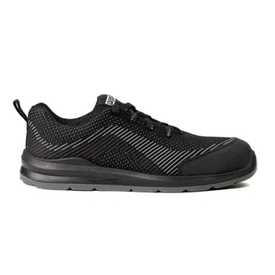 Pantofi sport de protecție MILERITE negru-gri S1P SRC / Coverguard / Încălțăminte sport de protecție, casual și timp liber