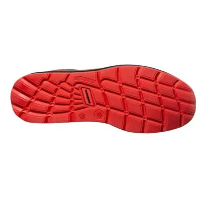 Pantofi sport de protecție MILERITE gri-roșu S1P SRC / Coverguard / Încălțăminte sport de protecție, casual și timp liber