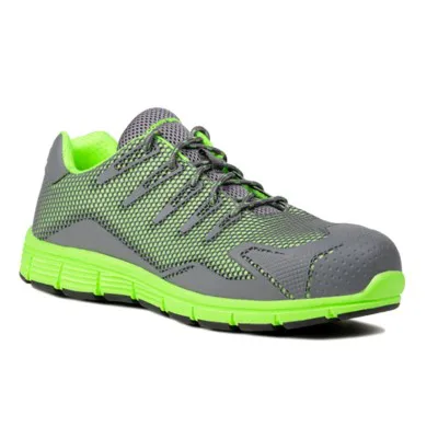 Pantofi sport de protecție FLUORITE S1P HRO SRC HI-VIS / Coverguard / Încălțăminte cu talpă HRO rezistentă la căldură