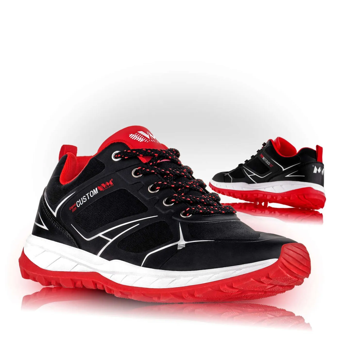 Pantofi sport MELBOURNE Red / VM Footwear / Încălțăminte sport de protecție, casual și timp liber