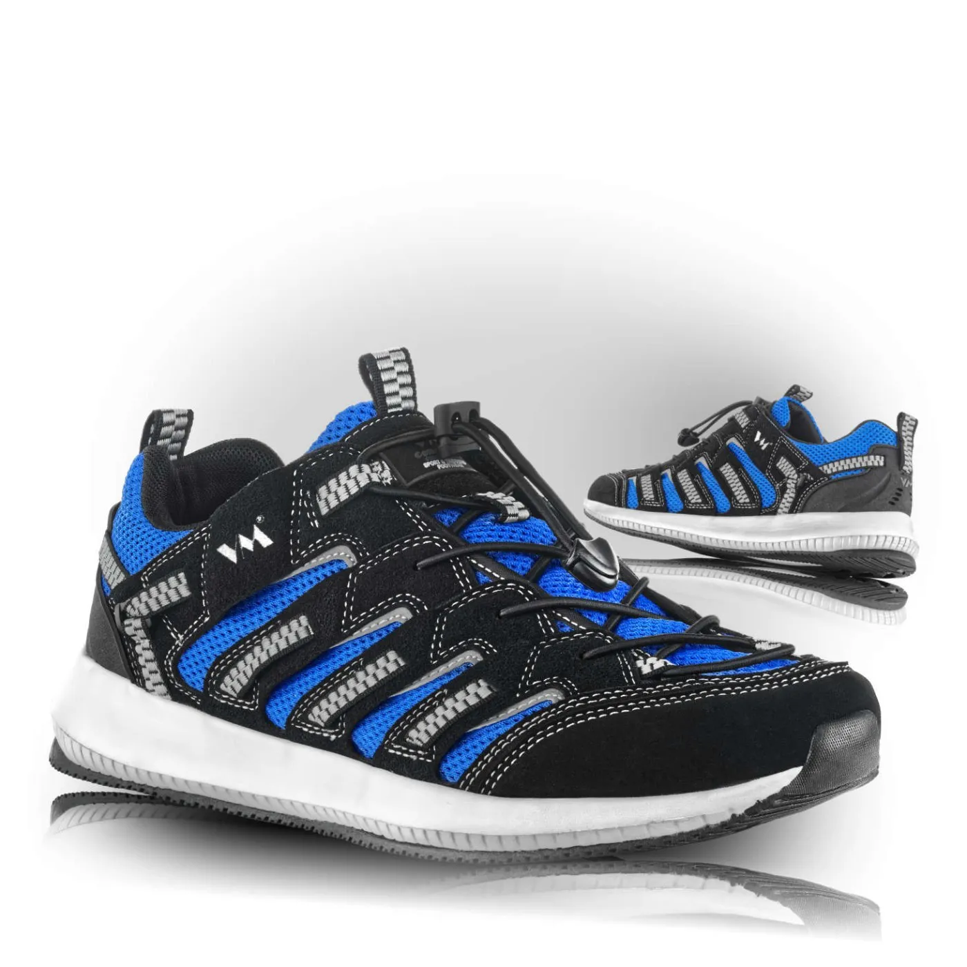 Pantofi sport LUSAKA Bleu / VM Footwear / Încălțăminte sport de protecție, casual și timp liber