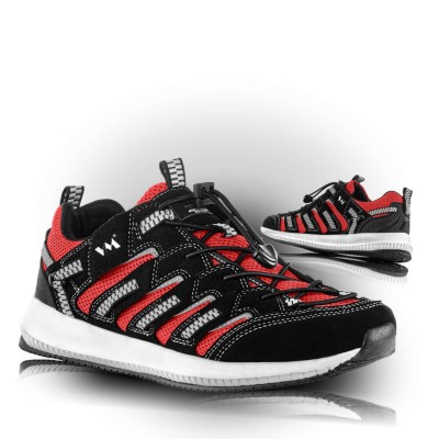 Pantofi sport LUSAKA Red / VM Footwear / Încălțăminte sport de protecție, casual și timp liber