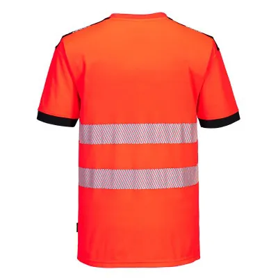 T181 - Tricou PW3 HiVis S/S / Portwest / Tricouri, bluze, cămăși