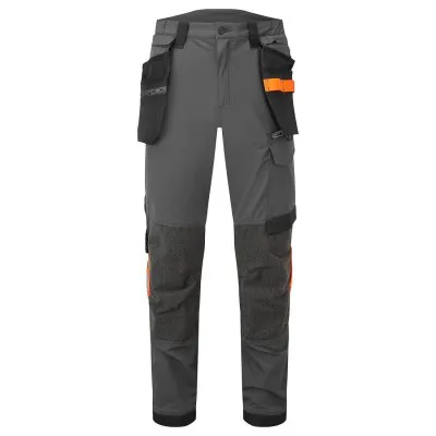 EV440 - Pantaloni de lucru elastici EV4, cu buzunare Holster / Portwest / Pantaloni, salopete, colanți