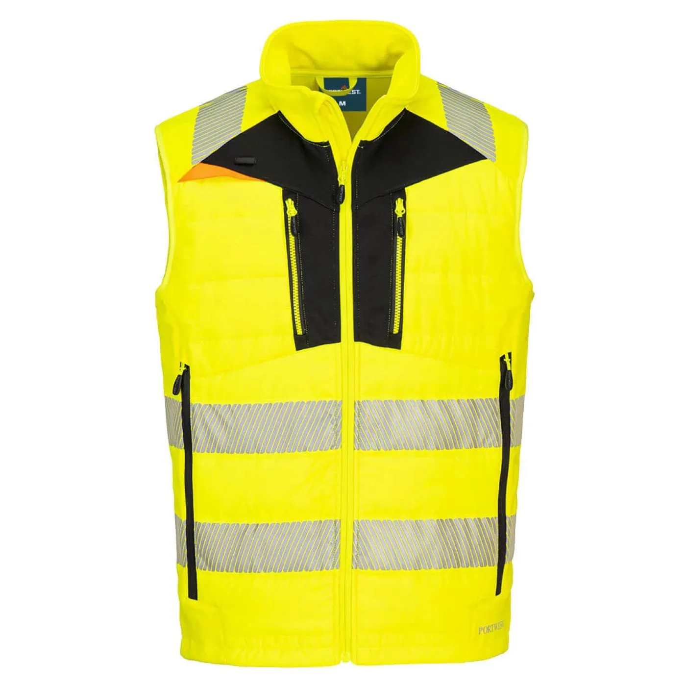 DX479 - Vestă termică Softshell HiVis DX4 / Portwest / Veste vătuite, de iarnă