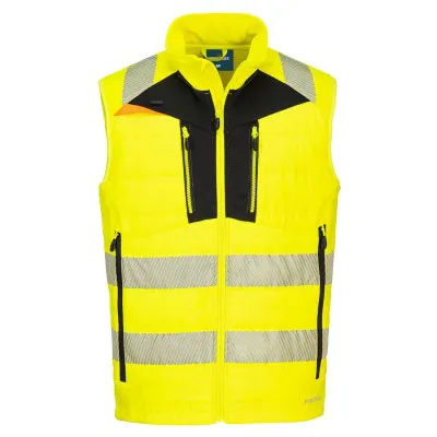 DX479 - Vestă termică Softshell HiVis DX4 / Portwest / Veste vătuite, de iarnă