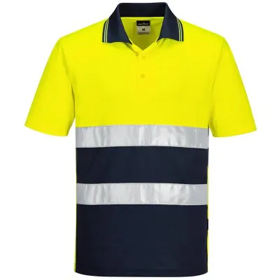 S175 - Tricou Polo HiVis Lightweight Contrast / Portwest / Tricouri, bluze, cămăși