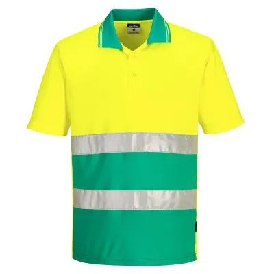 S175 - Tricou Polo HiVis Lightweight Contrast / Portwest / Tricouri, bluze, cămăși