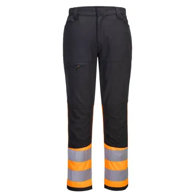 CD888 - Pantaloni de lucru HiVis, Eco WX2 Clasa 1 / Portwest / Pantaloni, salopete, colanți