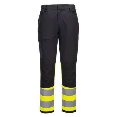 CD888 - Pantaloni de lucru HiVis, Eco WX2 Clasa 1 / Portwest / Pantaloni, salopete, colanți