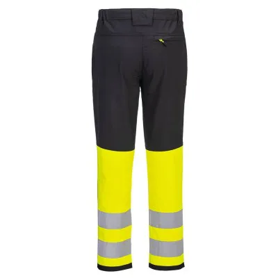CD888 - Pantaloni de lucru HiVis, Eco WX2 Clasa 1 / Portwest / Pantaloni, salopete, colanți