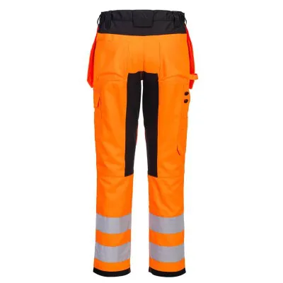 CD889 - Pantaloni elastici HiVis WX2, cu buzunar Holster / Portwest / Pantaloni, salopete, colanți