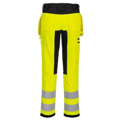 CD889 - Pantaloni elastici HiVis WX2, cu buzunar Holster / Portwest / Pantaloni, salopete, colanți