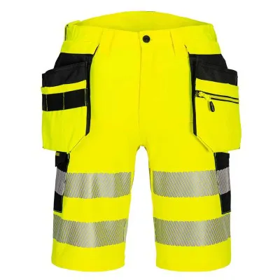 DX446 - Pantaloni scurți HiVis DX4 Holster / Portwest / Pantaloni, salopete, colanți