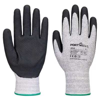 A312 - Mănuși TouchScreen din PVC Grip 13 (12 perechi) / Portwest / Mănuși de protecție din material textil impregnate