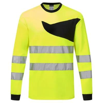 PW221 - Tricou HiVis PW2 cu mânecă lungă / Portwest / Tricouri, bluze, cămăși