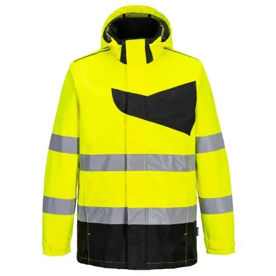 PW265 - Jachetă de ploaie HiVis PW2 / Portwest / Îmbrăcăminte de ploaie și impermeabilă