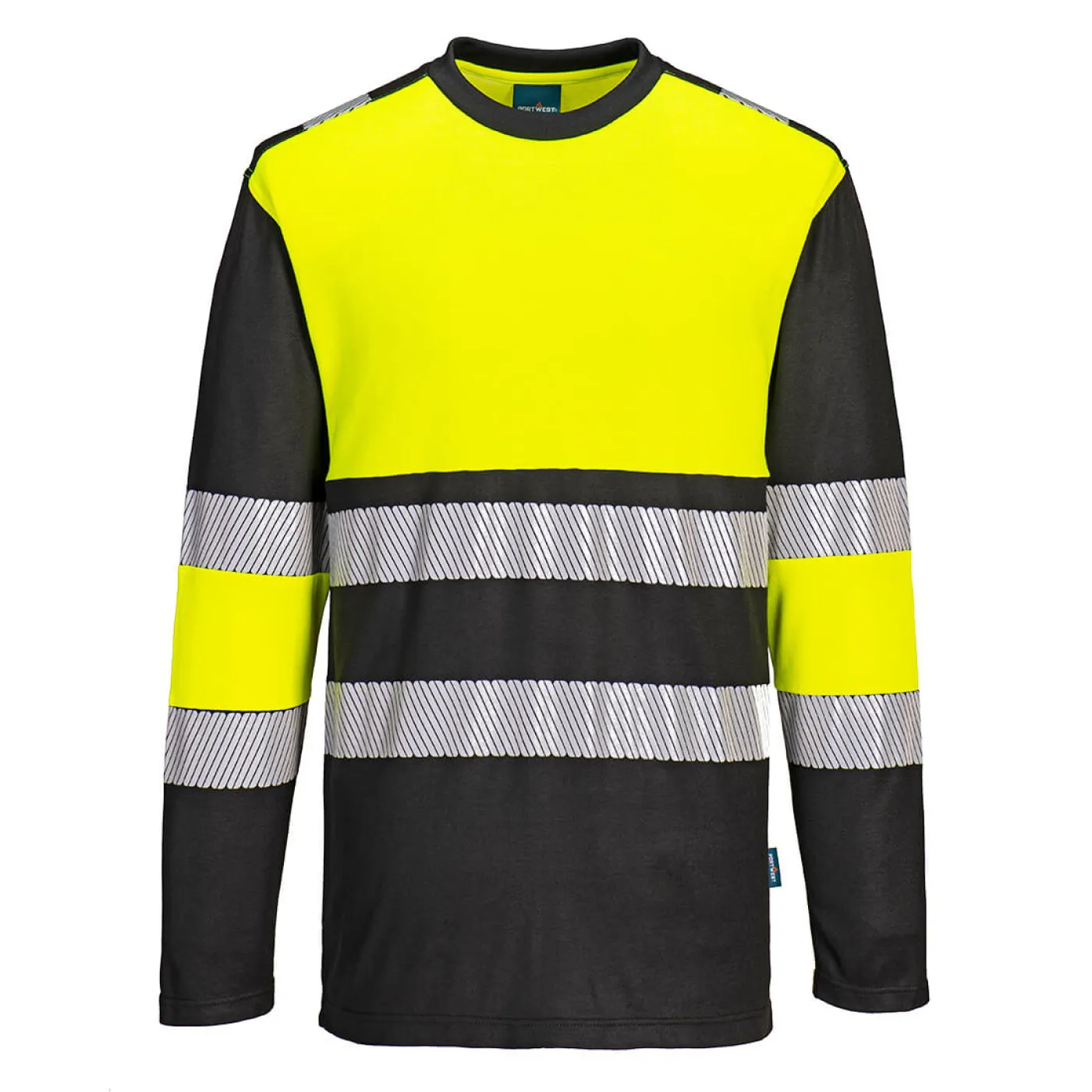 PW312 - Tricou HiVis PW3 cu mânecă lungă, Clasa 1 / Portwest / Tricouri, bluze, cămăși