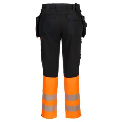 DX457 - Pantaloni HiVis DX4, cu buzunare Holster, Clasa 1 / Portwest / Pantaloni, salopete, colanți