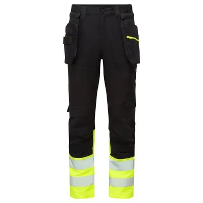 DX457 - Pantaloni HiVis DX4, cu buzunare Holster, Clasa 1 / Portwest / Pantaloni, salopete, colanți
