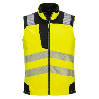 PW325 - Vestă Softshell HiVis, 3 straturi / Portwest / Veste de lucru și de semnalizare