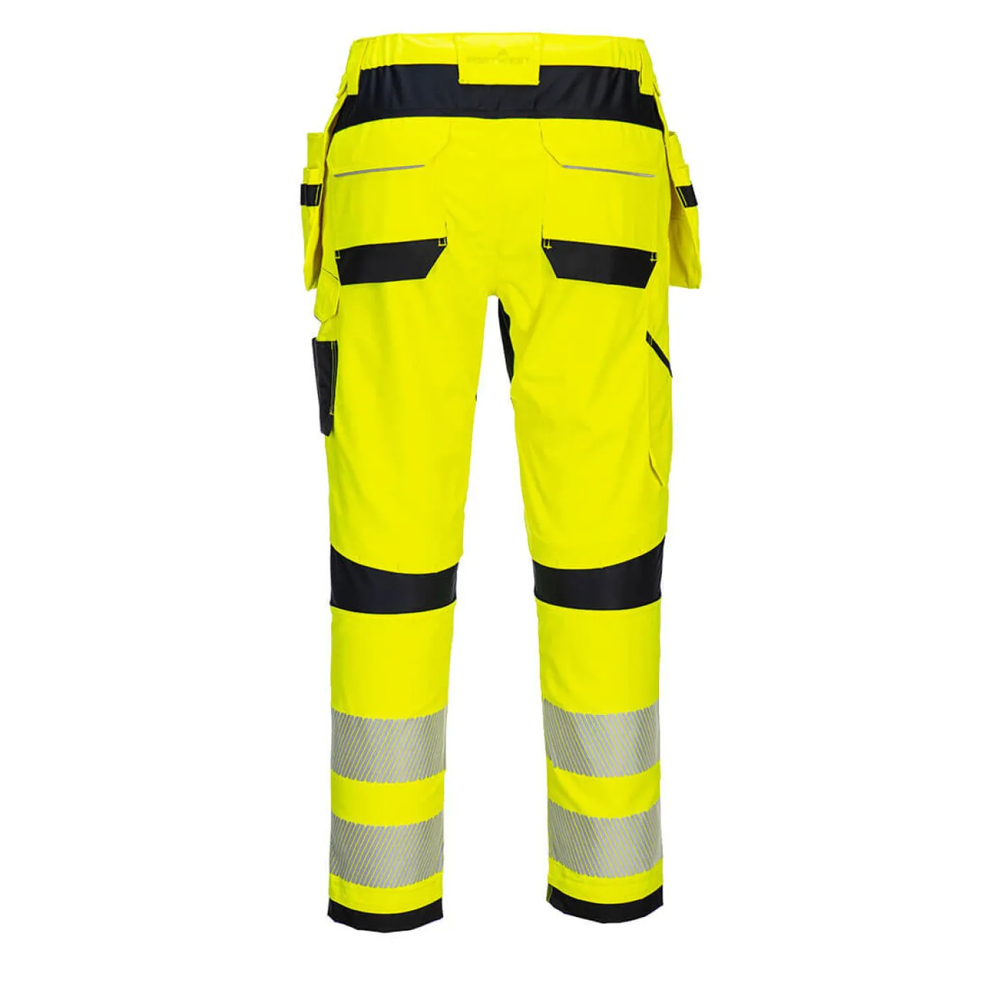 FR407 - Pantaloni HiVis ignifugi, PW3, cu buzunare Holster / Portwest / Îmbrăcăminte antistatică și ignifugă