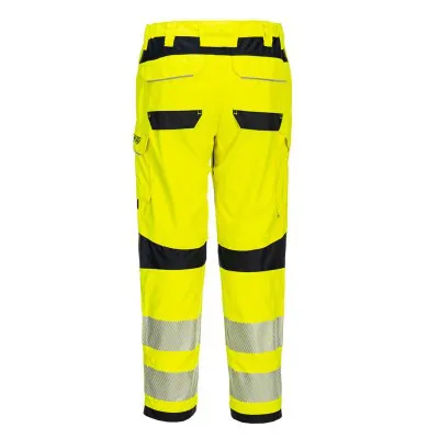 FR409 - Pantaloni HiVis PW3 ignifugi, pentru femei / Portwest / Îmbrăcăminte antistatică și ignifugă