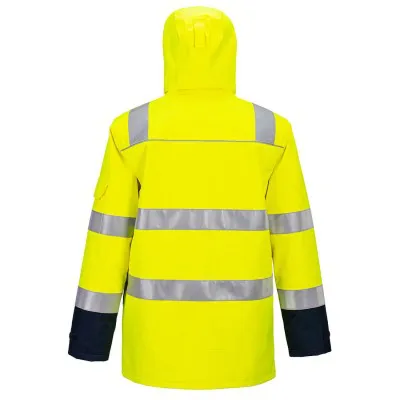 FR605 - Jachetă Bizflame HiVis, impermeabilă și ignifugă / Portwest / Îmbrăcăminte antistatică și ignifugă