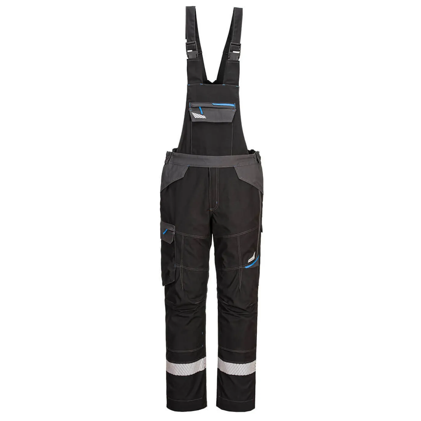 FR405 - Pantaloni ignifugi WX3, cu pieptar / Portwest / Îmbrăcăminte antistatică și ignifugă