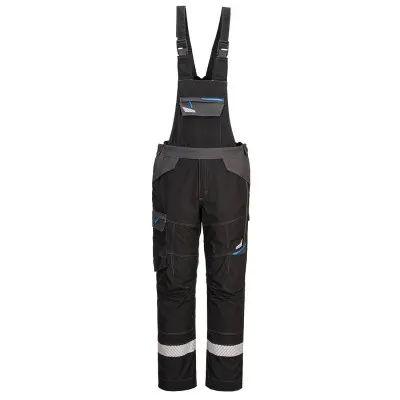 FR405 - Pantaloni ignifugi WX3, cu pieptar / Portwest / Îmbrăcăminte antistatică și ignifugă