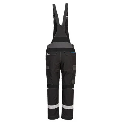 FR405 - Pantaloni ignifugi WX3, cu pieptar / Portwest / Îmbrăcăminte antistatică și ignifugă