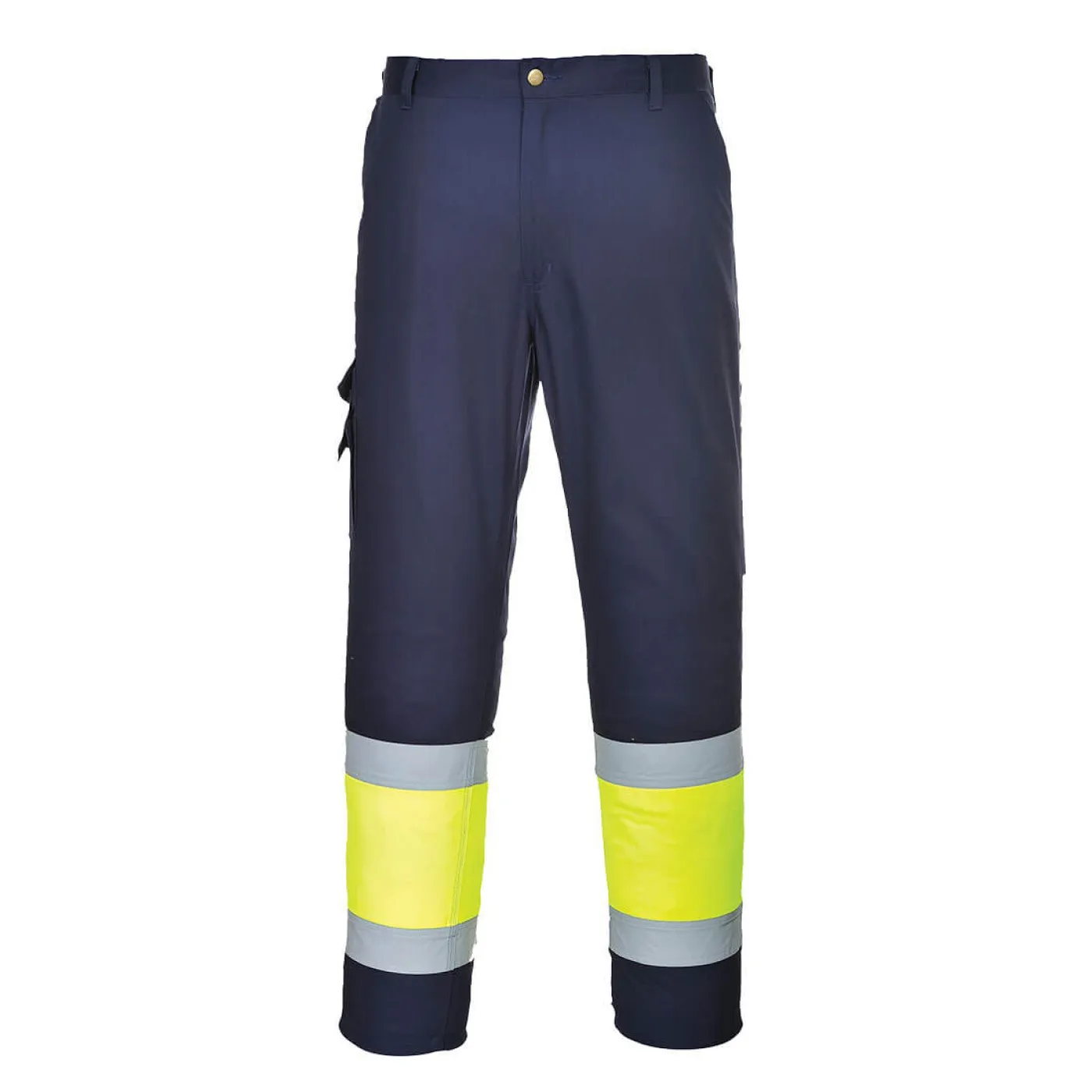 L049 - Pantaloni de lucru HiVis Lightweight Contrast, Clasa 1 / Portwest / Îmbrăcăminte HiVis și reflectorizantă
