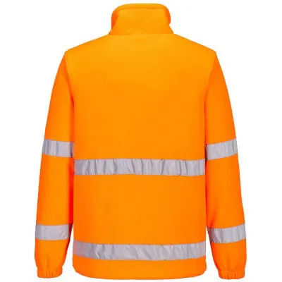 F302 - Fleece HiVis cu fermoar scurt / Portwest / Îmbrăcăminte HiVis și reflectorizantă