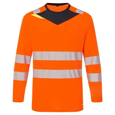 DX416 - Tricou HiVis DX4 cu mânecă lungă / Portwest / Tricouri, bluze, cămăși